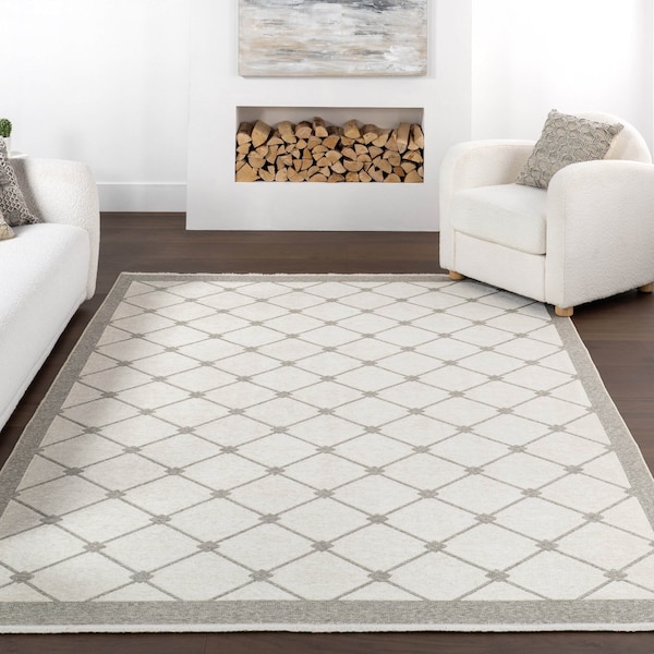 Amiyah Reversible Machine Washable Area Rug 6ft 7in X 9ft